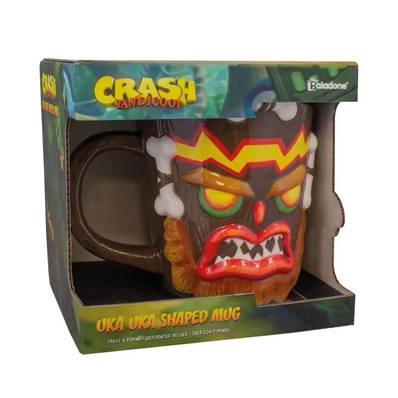 Crash Bandicoot Uka Uka Shaped Mug image