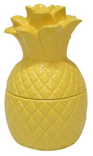 Decor Ceramic Pineapple Jar (Yellow) image