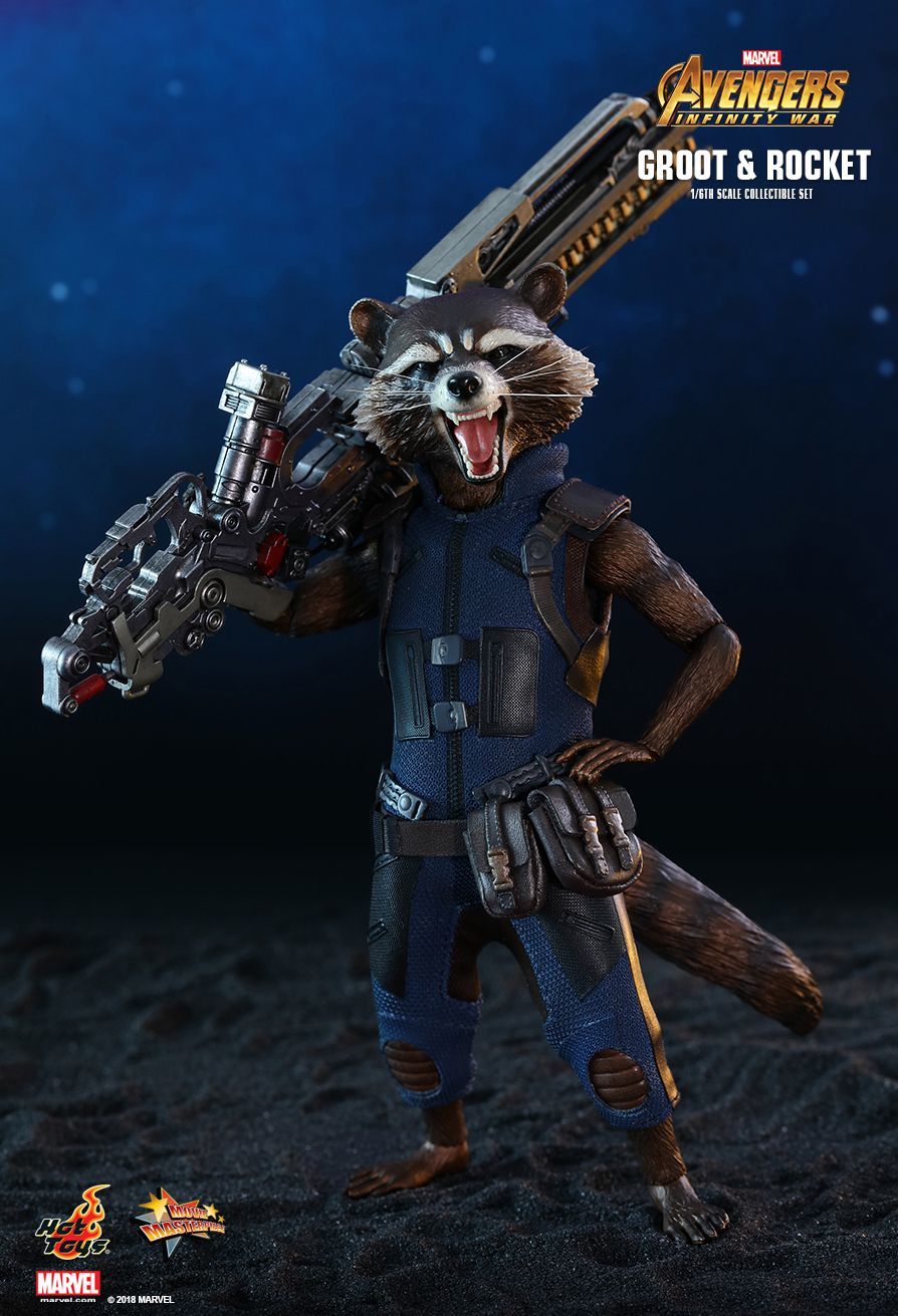 Avengers Infinity War: Groot & Rocket - 12" Articulated Figure Set image