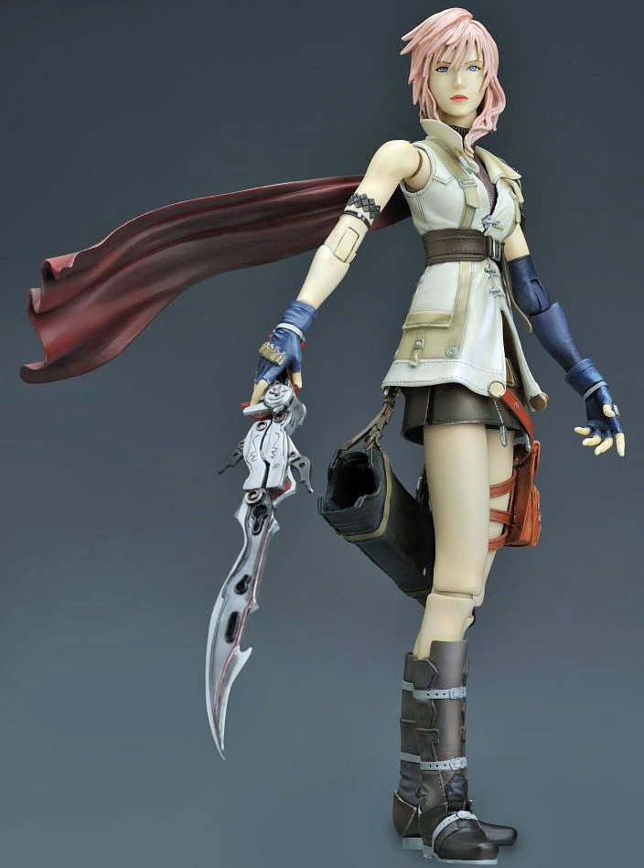 Final Fantasy XIII Play Arts Kai Action Figure Lightning Images at Mighty Ape NZ