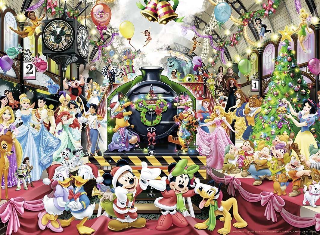Ravensburger: Disney Christmas Train - 500pc Puzzle image