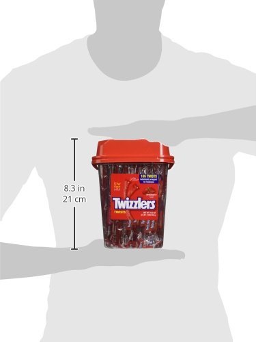 Twizzlers Strawberry Tub - 945g (105 Pieces)