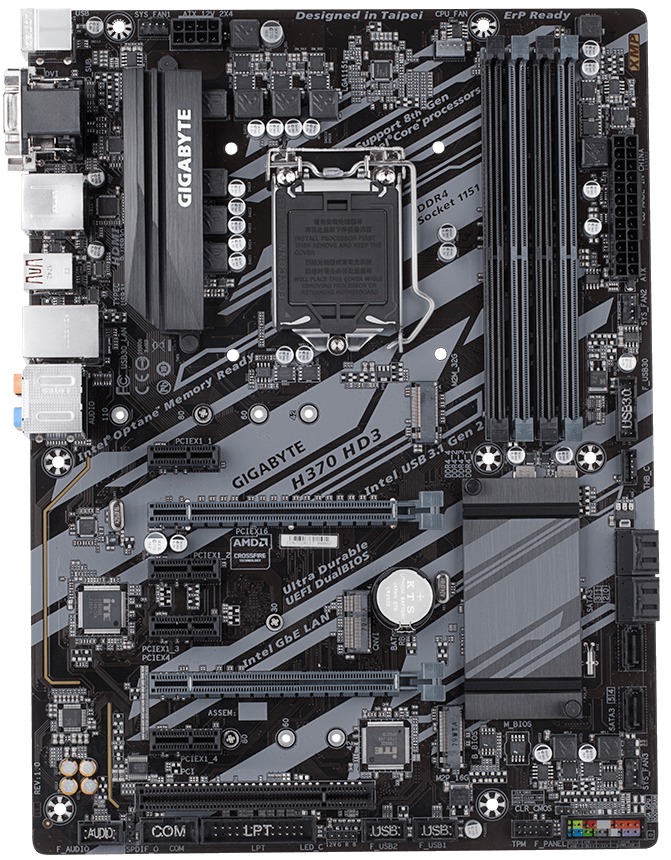 Gigabyte H370 HD3 Motherboard image