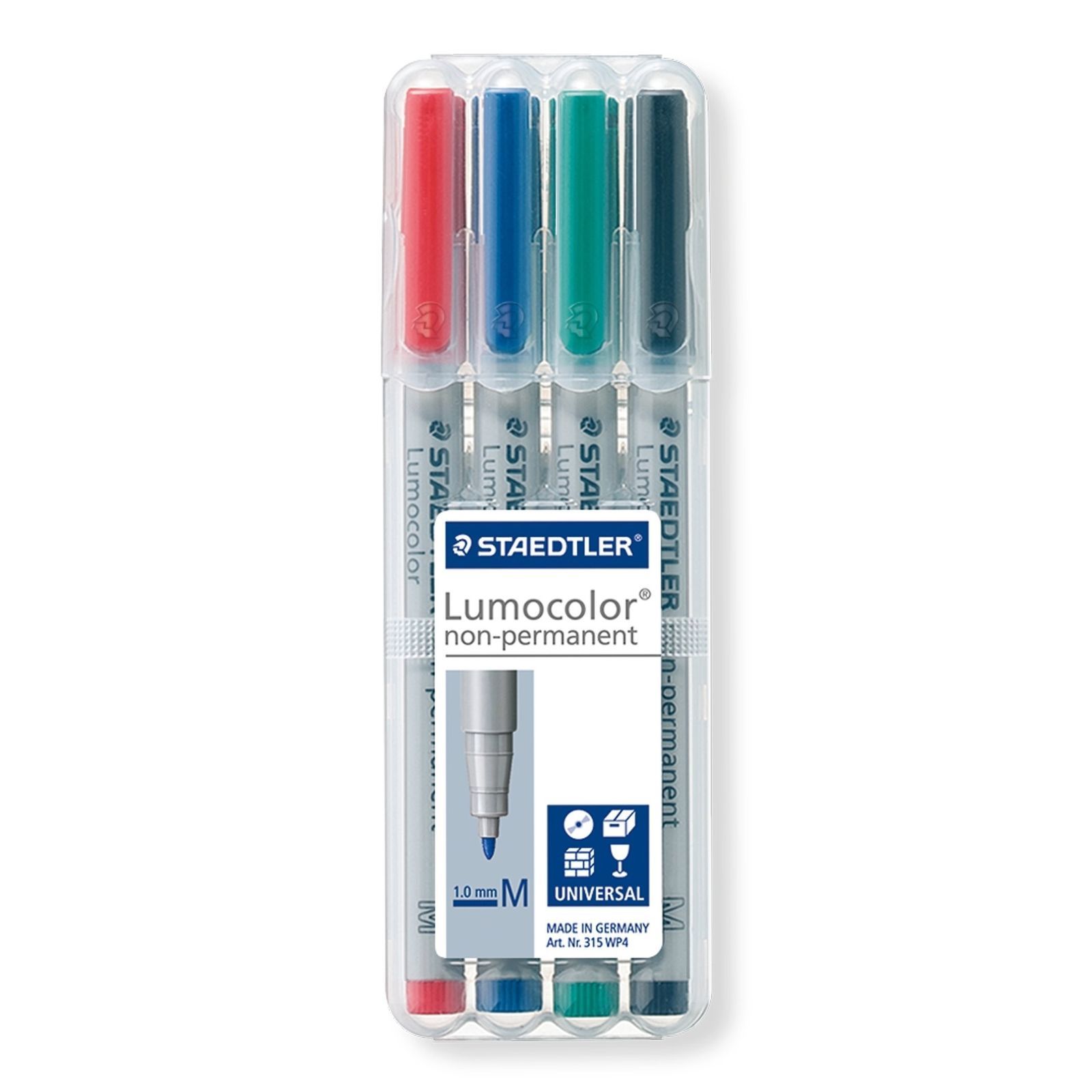 Staedtler: Lumocolor Non-Permanent Medium Tip Pens (Set of 4) image