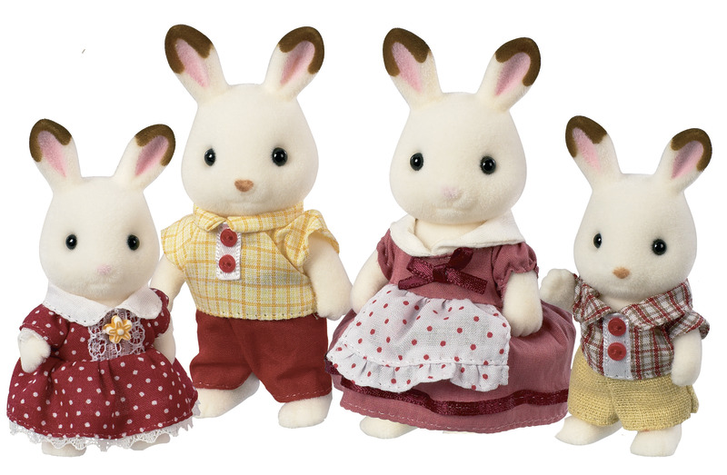 Sylvanian Families: Chocolate Rabbit Family