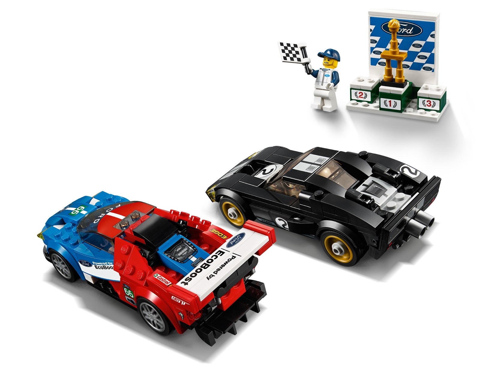 LEGO Speed Champions - 2016 Ford GT & 1966 Ford GT40 (75881) image