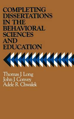 Completing Dissertations in the Behavioral Sciences and Education image