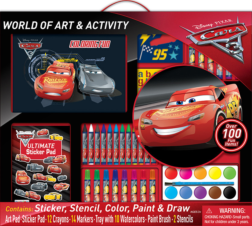 Disney Cars 3 - World of Art & Activity Set