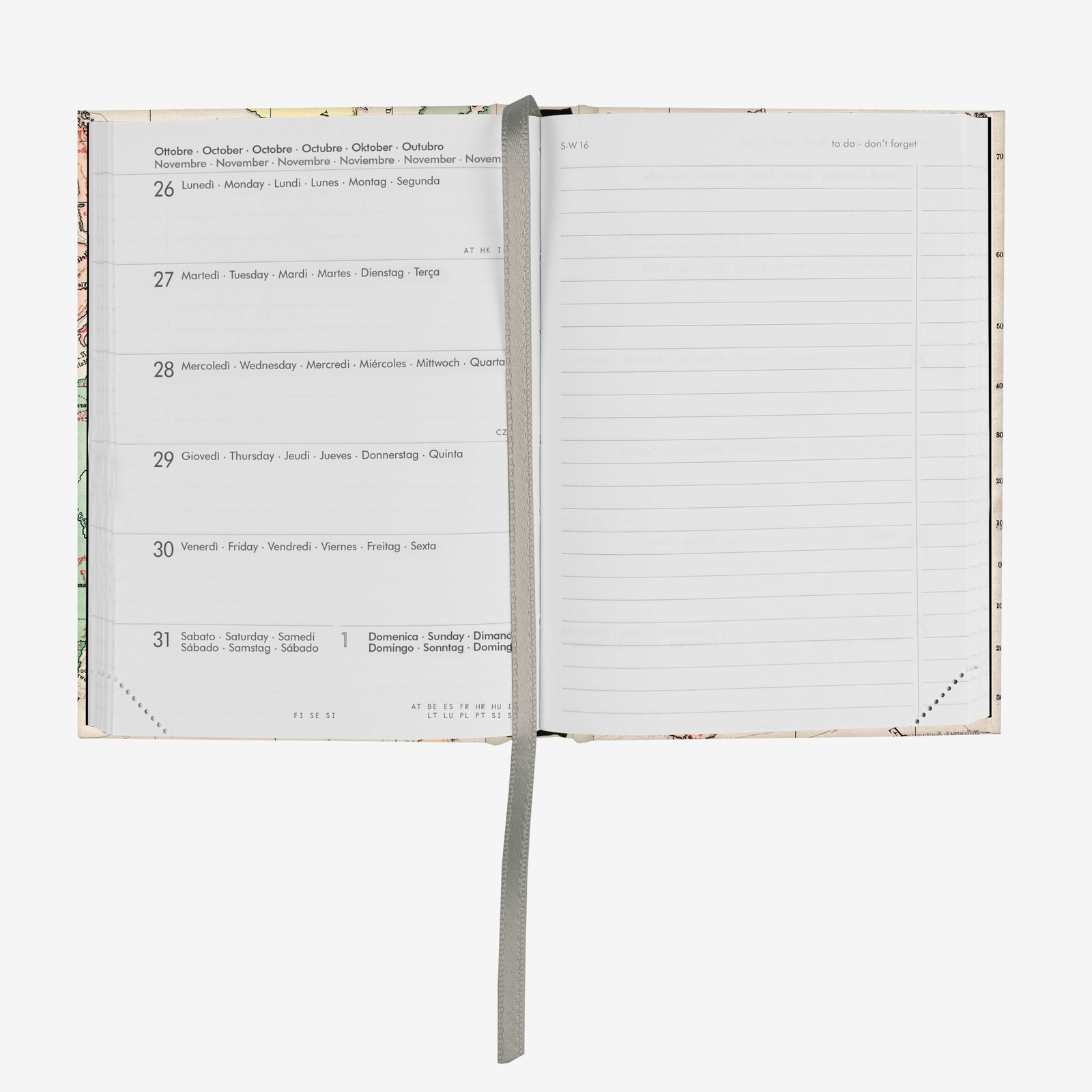 Legami: Medium Photo Weekly 12 Month 2020 Diary with Notes - Map