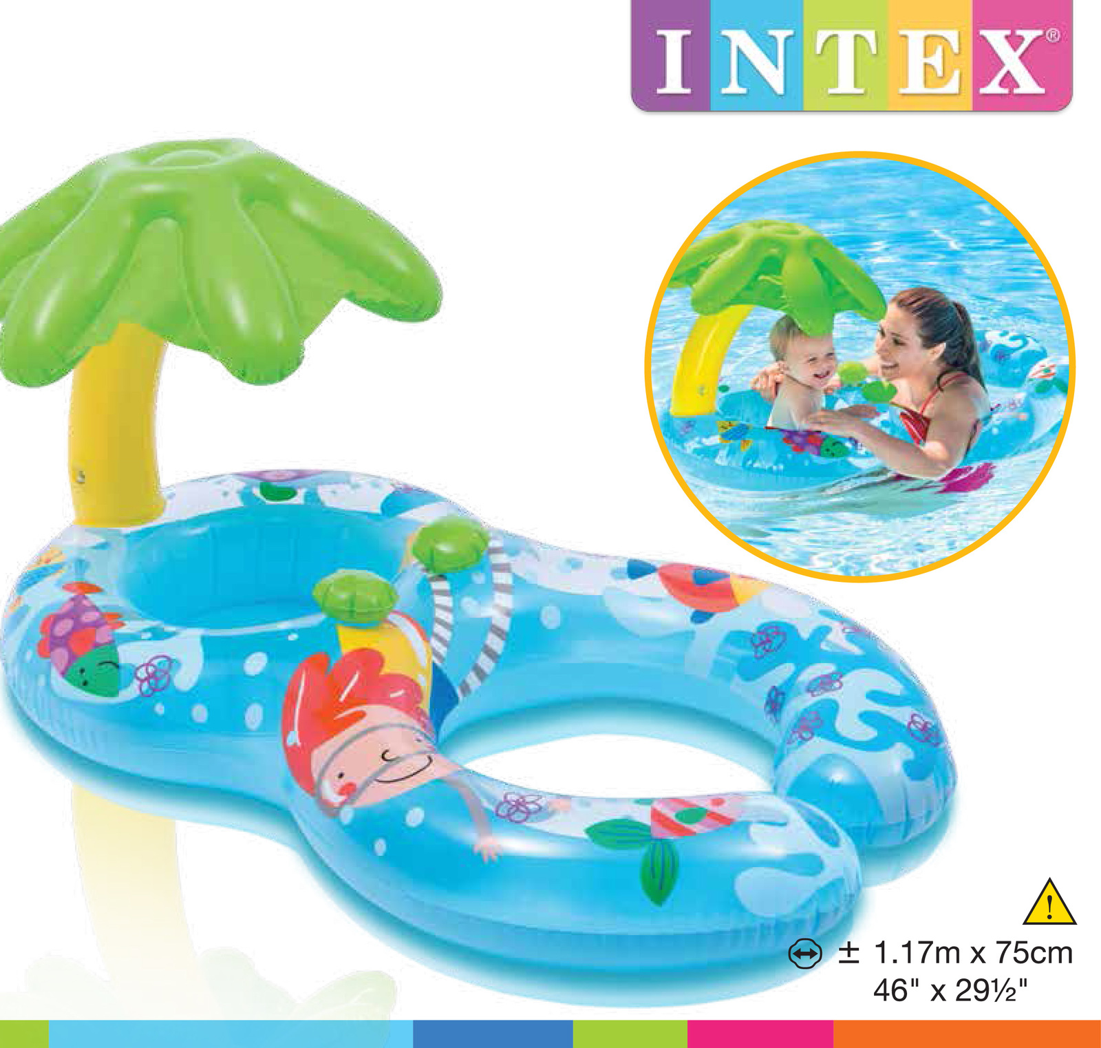my first swim float