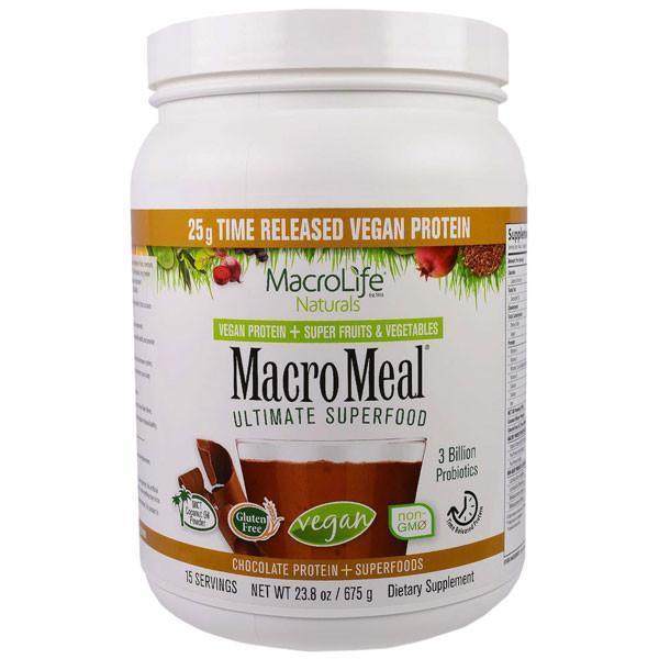 MacroLife Naturals MacroMeal Vegan Chocolate (15 servings) image