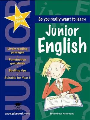 Junior English: Book 3 by Andrew Hammond image