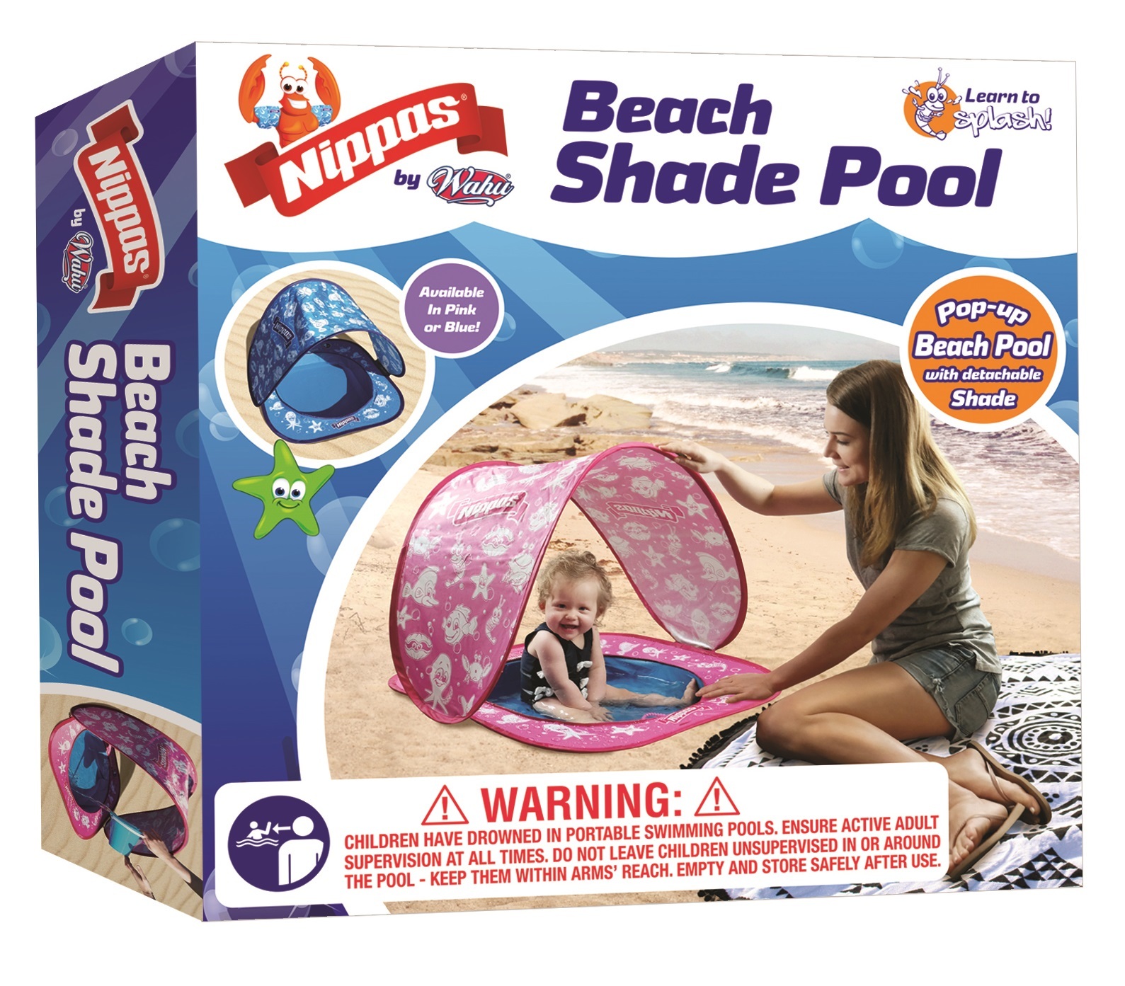 Wahu: Nippas Beach Shade Pool - Pink image