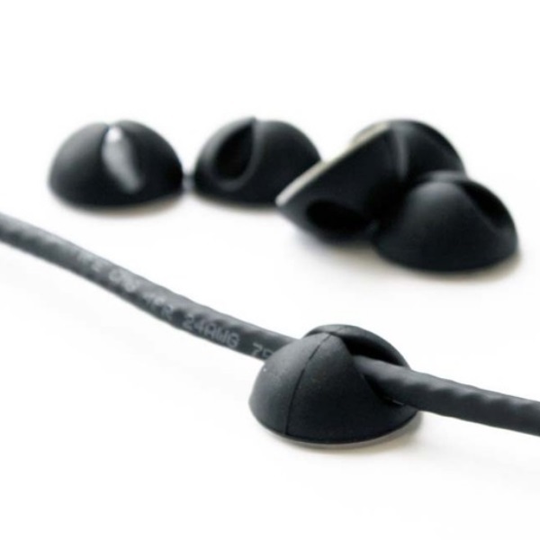 Bluelounge CableDrop Cable Clips - Black