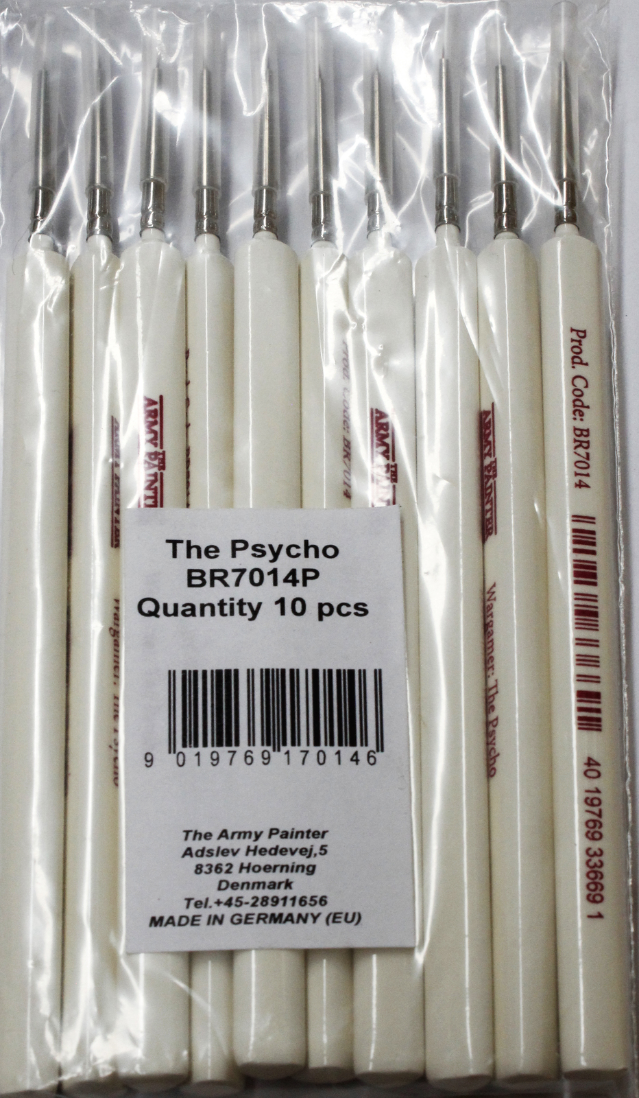 Army Painter Wargamer Series - The Psycho Brush 10 Pack image