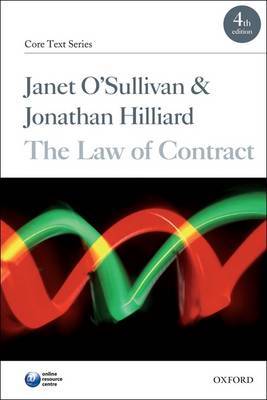 The Law of Contract by Janet O'Sullivan image