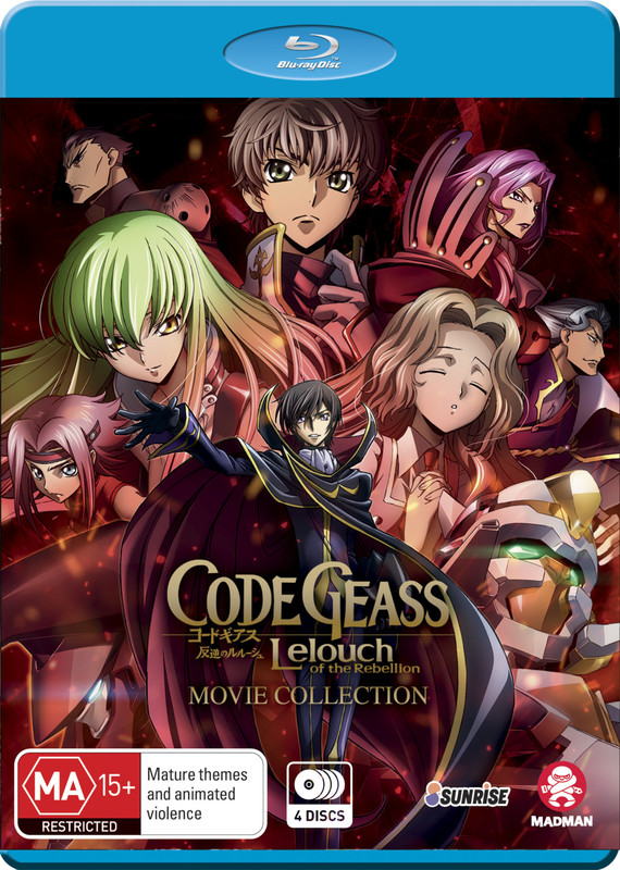 Code Geass Lelouch Of The Rebellion Movie Collection Blu Ray In Stock Buy Now At Mighty Ape Australia