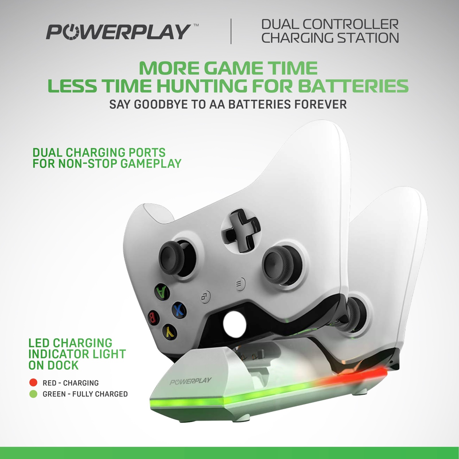 PowerPlay Xbox One Dual Controller Charging Station Xbox One Buy