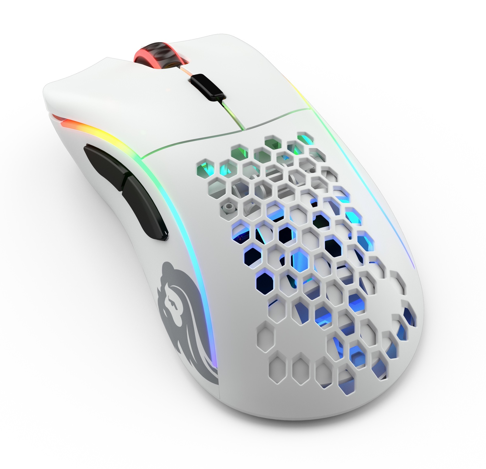 Glorious PC Gaming Model D Wireless Mouse (Matte White) for PC image
