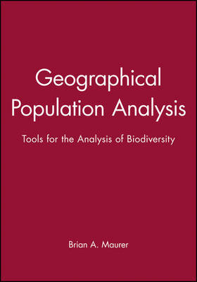 Geographical Population Analysis by Brian A. Maurer image