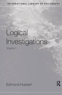 Logical Investigations Volume 1 by Edmund Husserl image