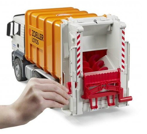 Bruder: MAN TGS Rear Loading Garbage Truck image