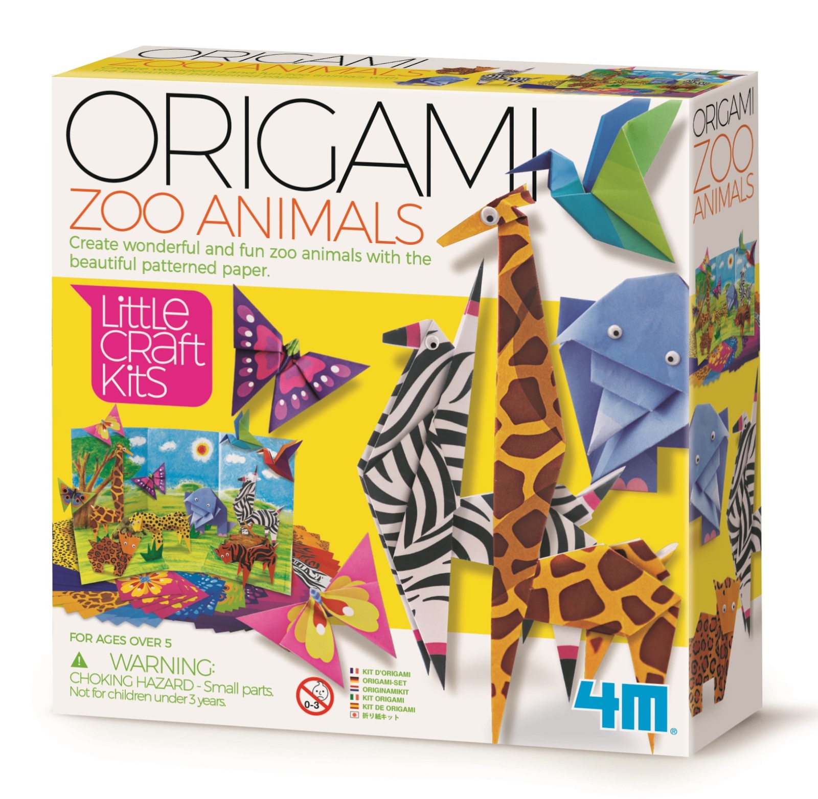 Buy Little Craft Origami Zoo Animals Kit at Mighty Ape NZ
