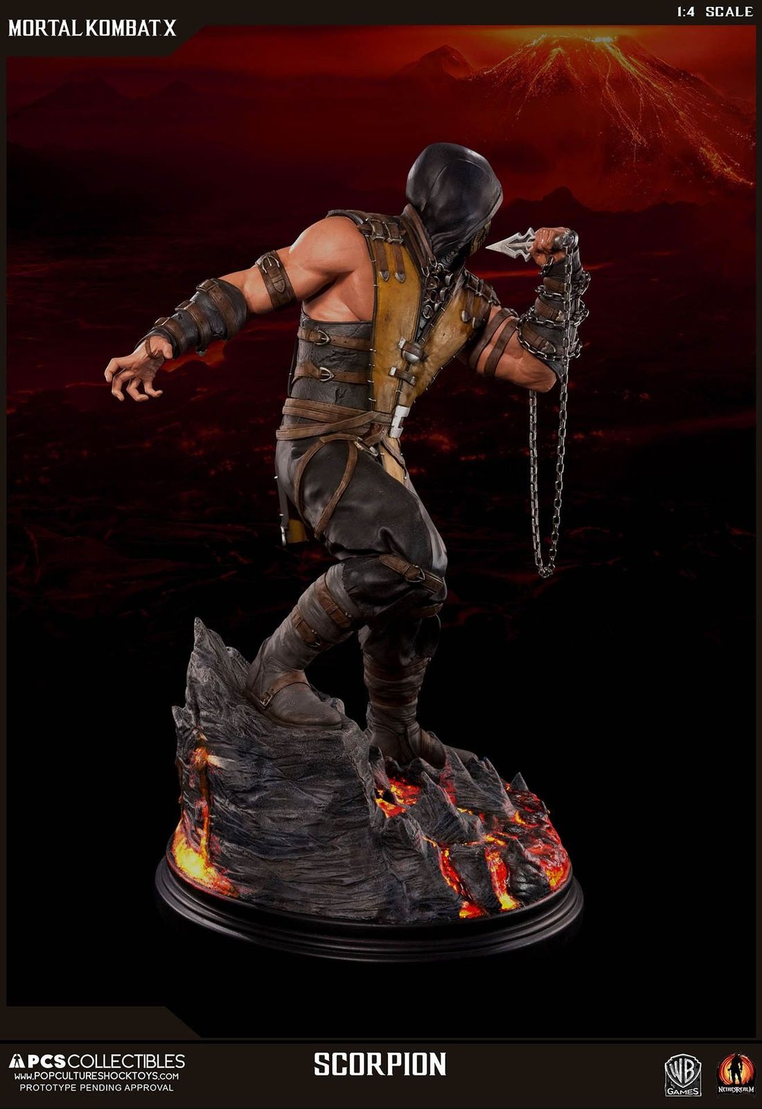 Mortal Kombat X: Scorpion - 21" Statue