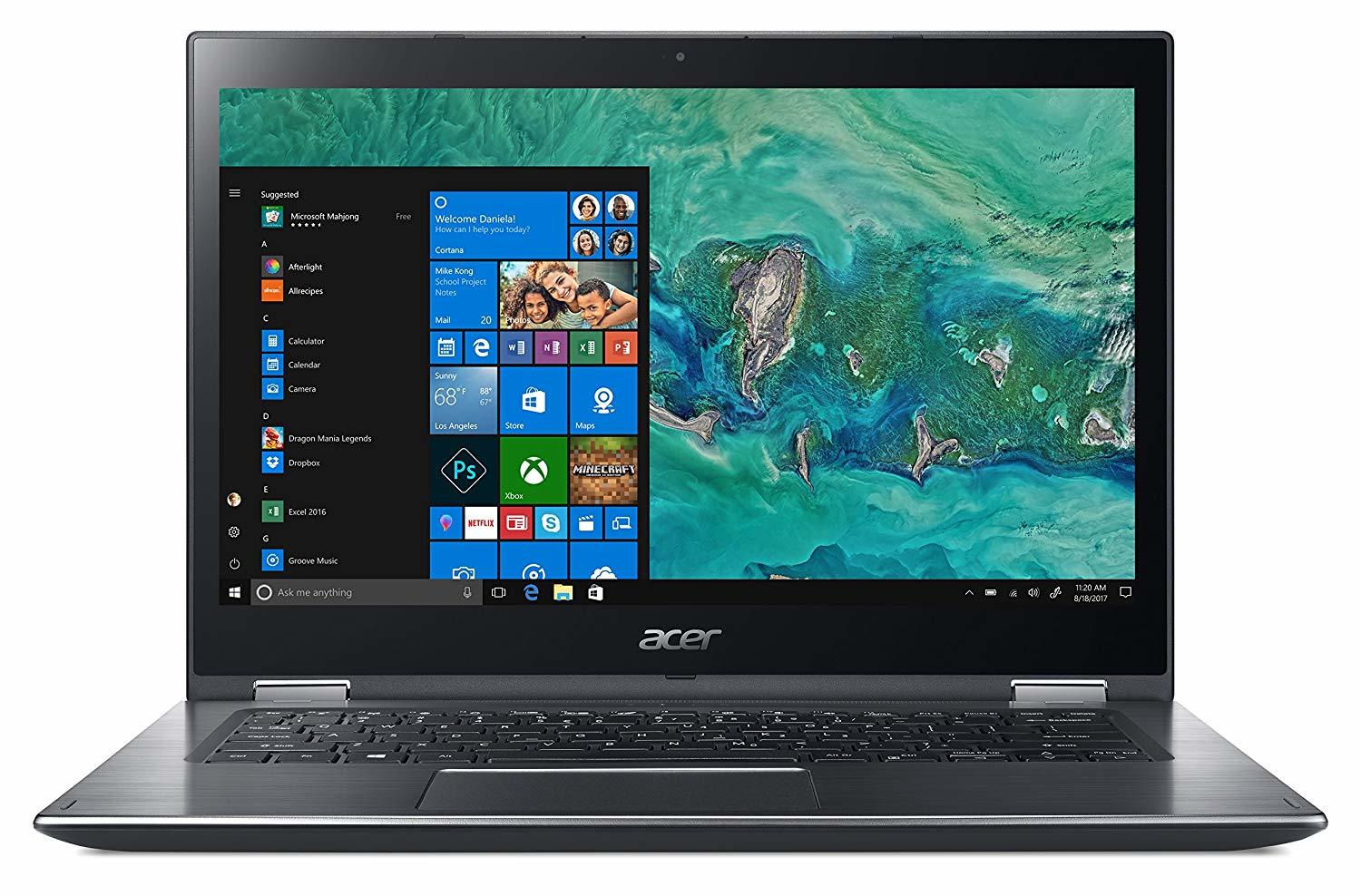 Acer Spin 3 14" i5 4GB RAM 128GB SSD Touch Flip image