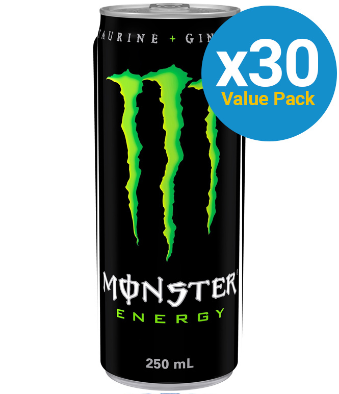 Monster Energy Drink Original 250ml (30 Pack) image
