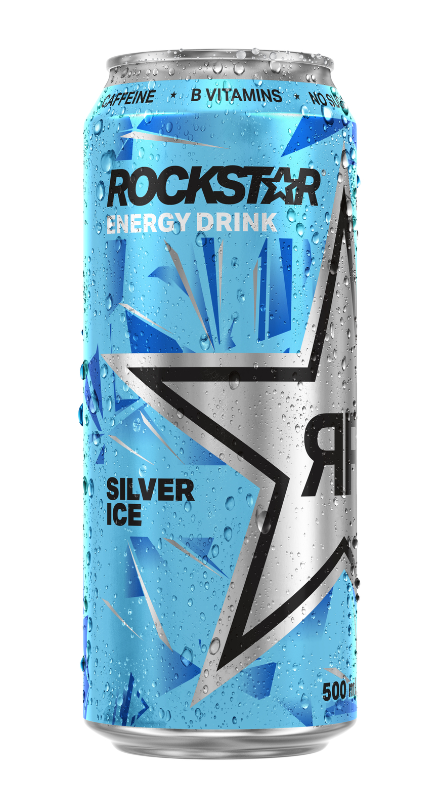 Rockstar Silver Ice Energy Drink 500ml (12 Pack) at Mighty Ape NZ