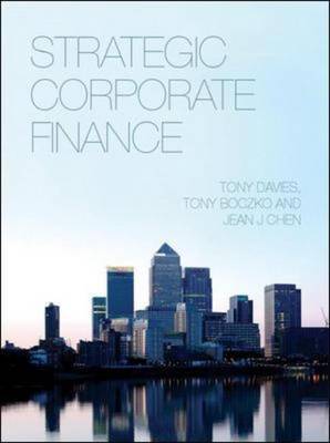 Strategic Corporate Finance by Tony Davies image