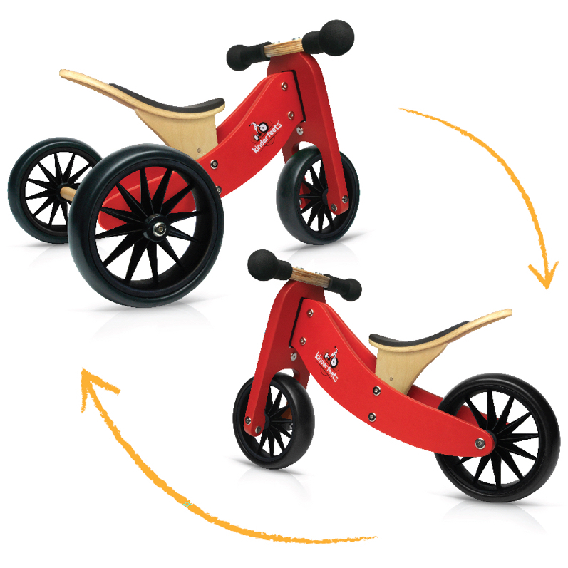 Kinderfeet: Tiny Tot - 2-in-1 Bike (Red) image
