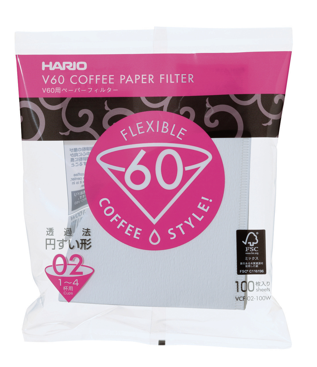 Hario: V60 Coffee Paper Filters - White