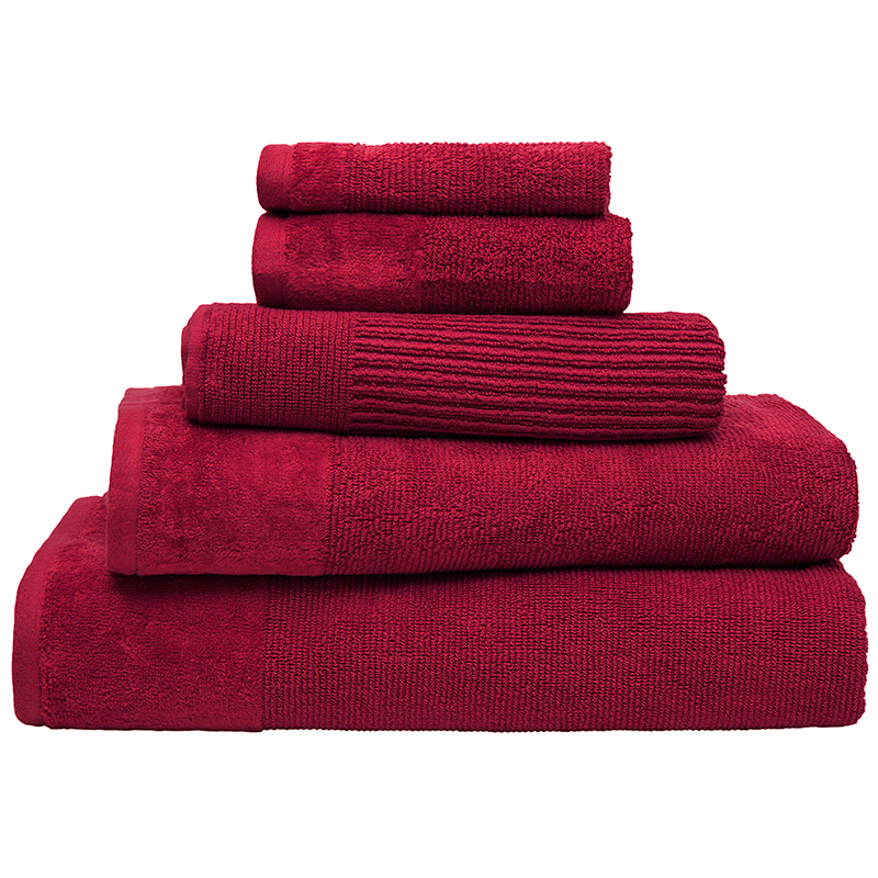 Bambury Costa Cotton Bath Sheet (Raspberry)