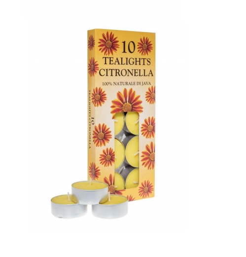 Citronella Tealights - 10 Pack image