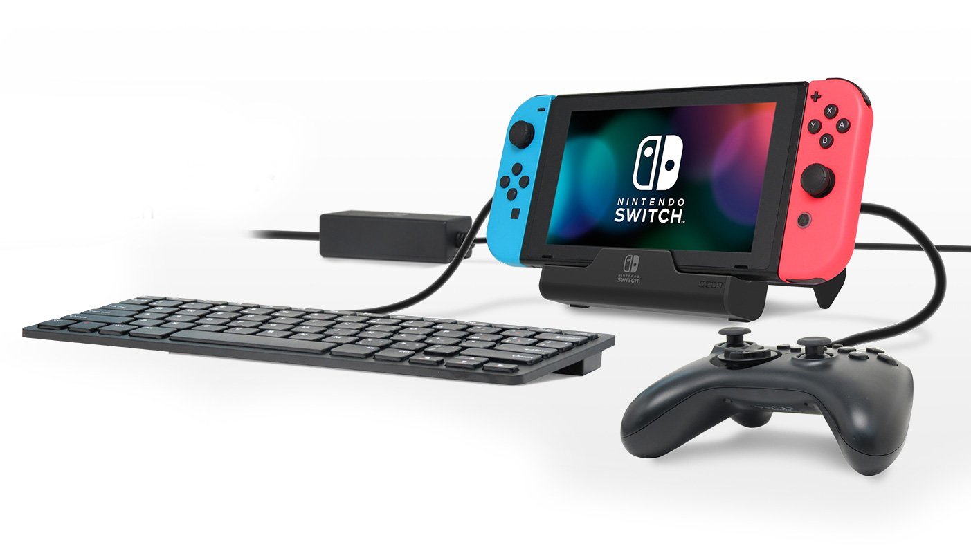 Hori Official Licensed Nintendo Switch MultiPort Playstand Dock and Charger image