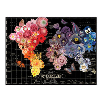 Galison: 1000 Piece Puzzle - Wendy Gold Full Bloom image