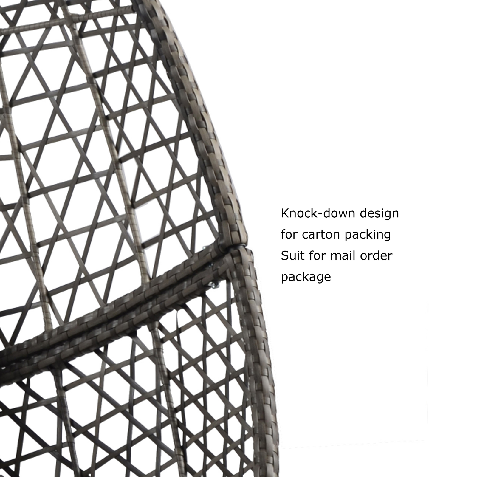 Buy Fraser Country PE Rattan Swing Hanging Egg Chair at Mighty Ape NZ