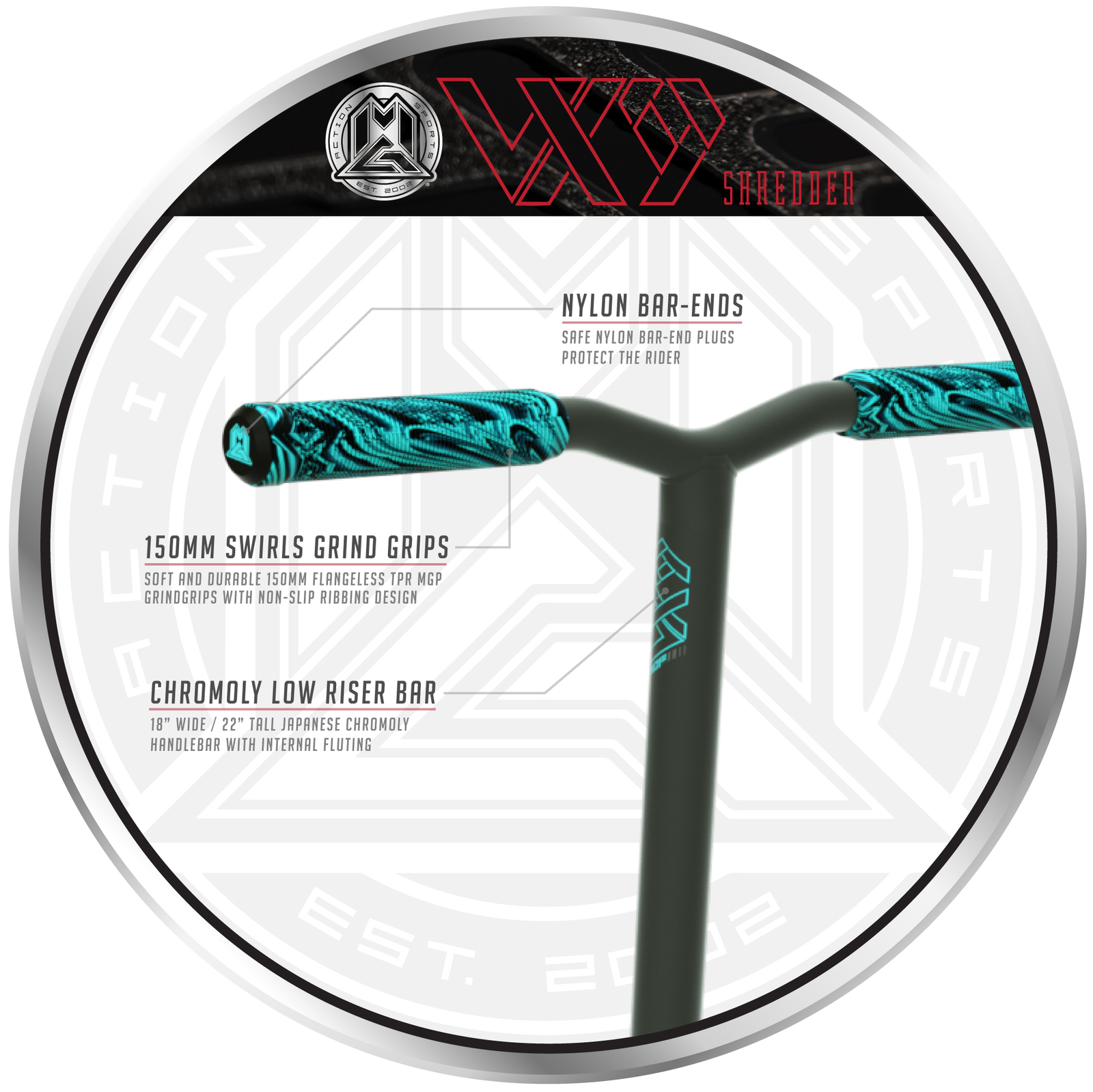 MADD Gear: VX9 Shredder Scooter - Teal image