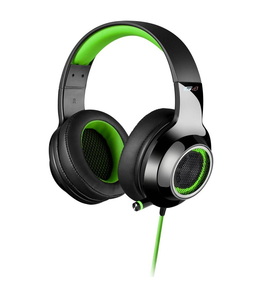 Edifier G4 Gaming Headset - Green (PC & PS4) for image