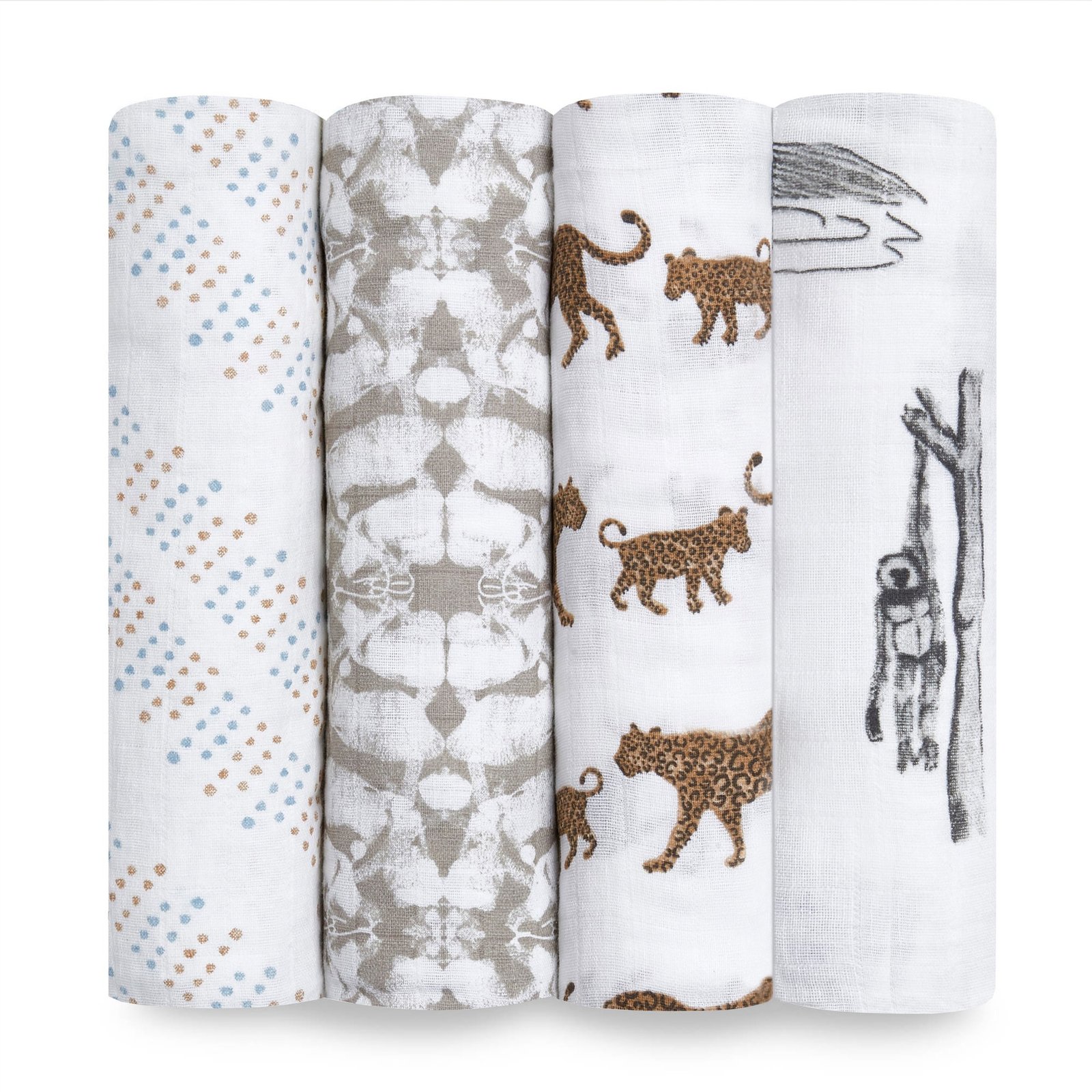 Aden + Anais: Hear Me Roar Classic Swaddles (4 Pack) image