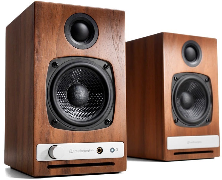 Audioengine HD3 Wireless Desktop Speakers Walnut