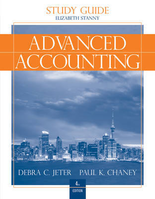 Advanced Accounting: Study Guide with Working Papers in Excel by Debra C. Jeter image