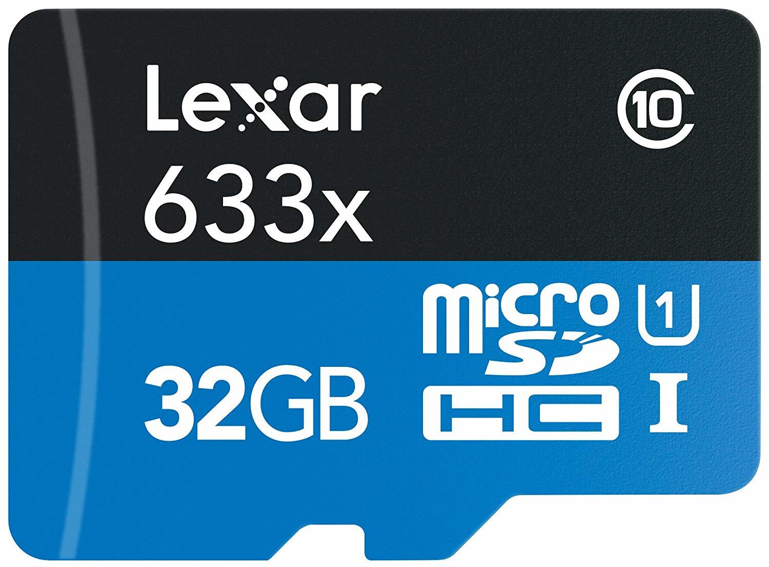 32GB Lexar High-Performance 633x microSDHC/microSDXC UHS-I