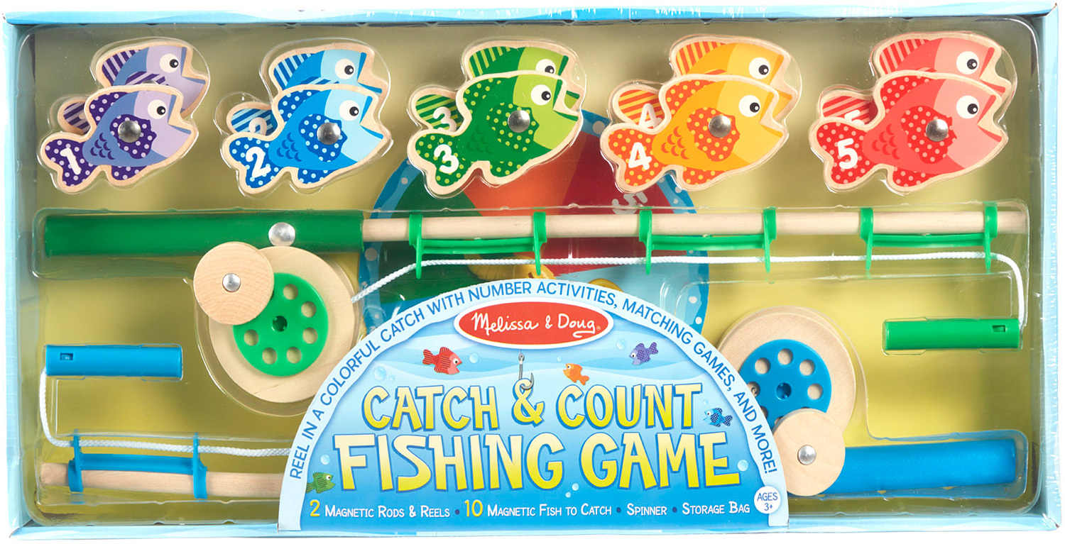 Buy Melissa & Doug Catch & Count Fishing Rod Set at Mighty Ape NZ