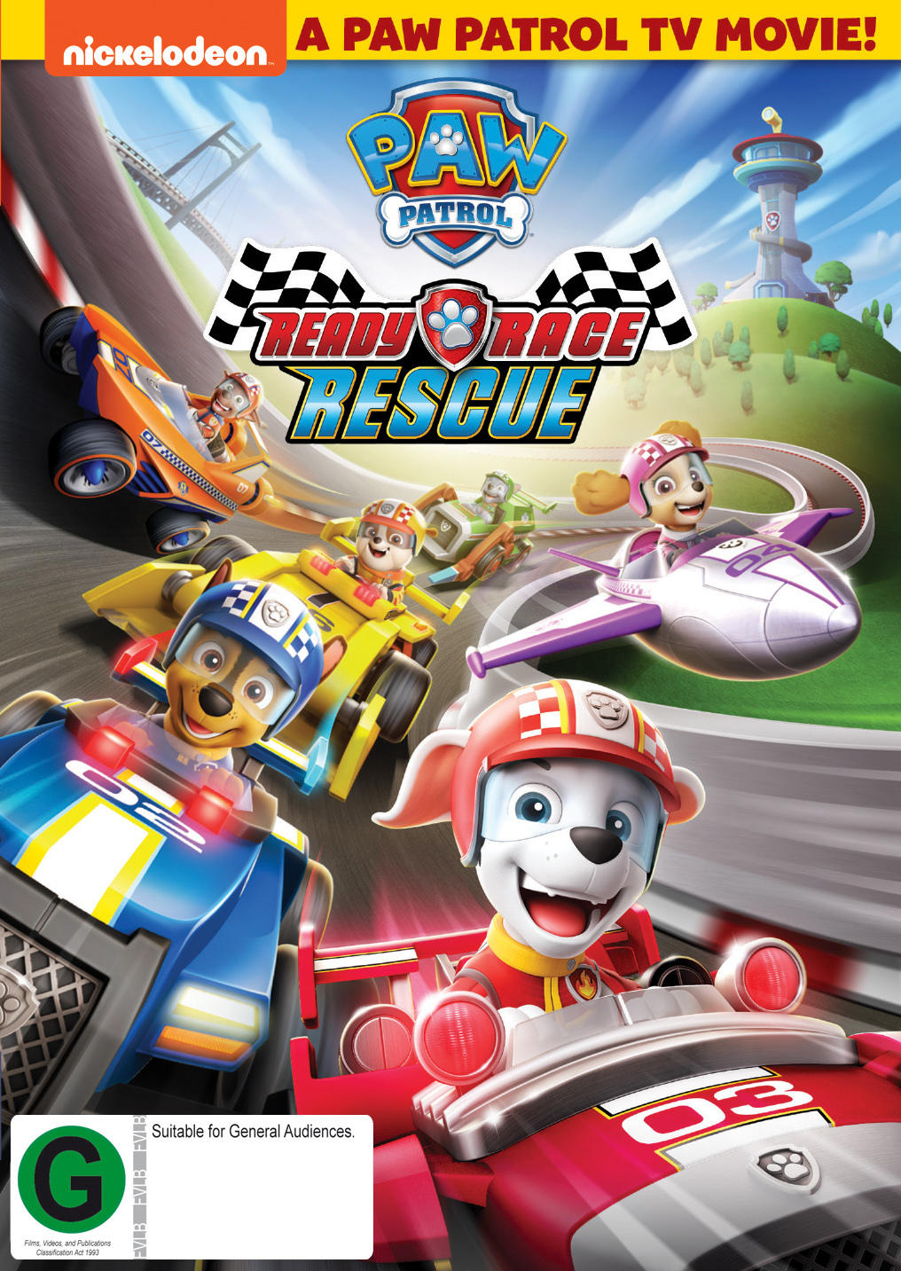 Paw Patrol: Ready, Race, Rescue on DVD image
