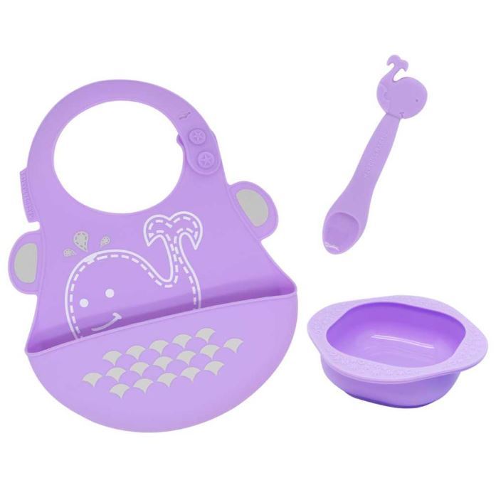 Marcus & Marcus: Baby Feeding Set - Whale image