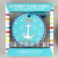 Floss /& Rock Alphabet Flash Cards A is for Anchor Educational Learning Toy Gift