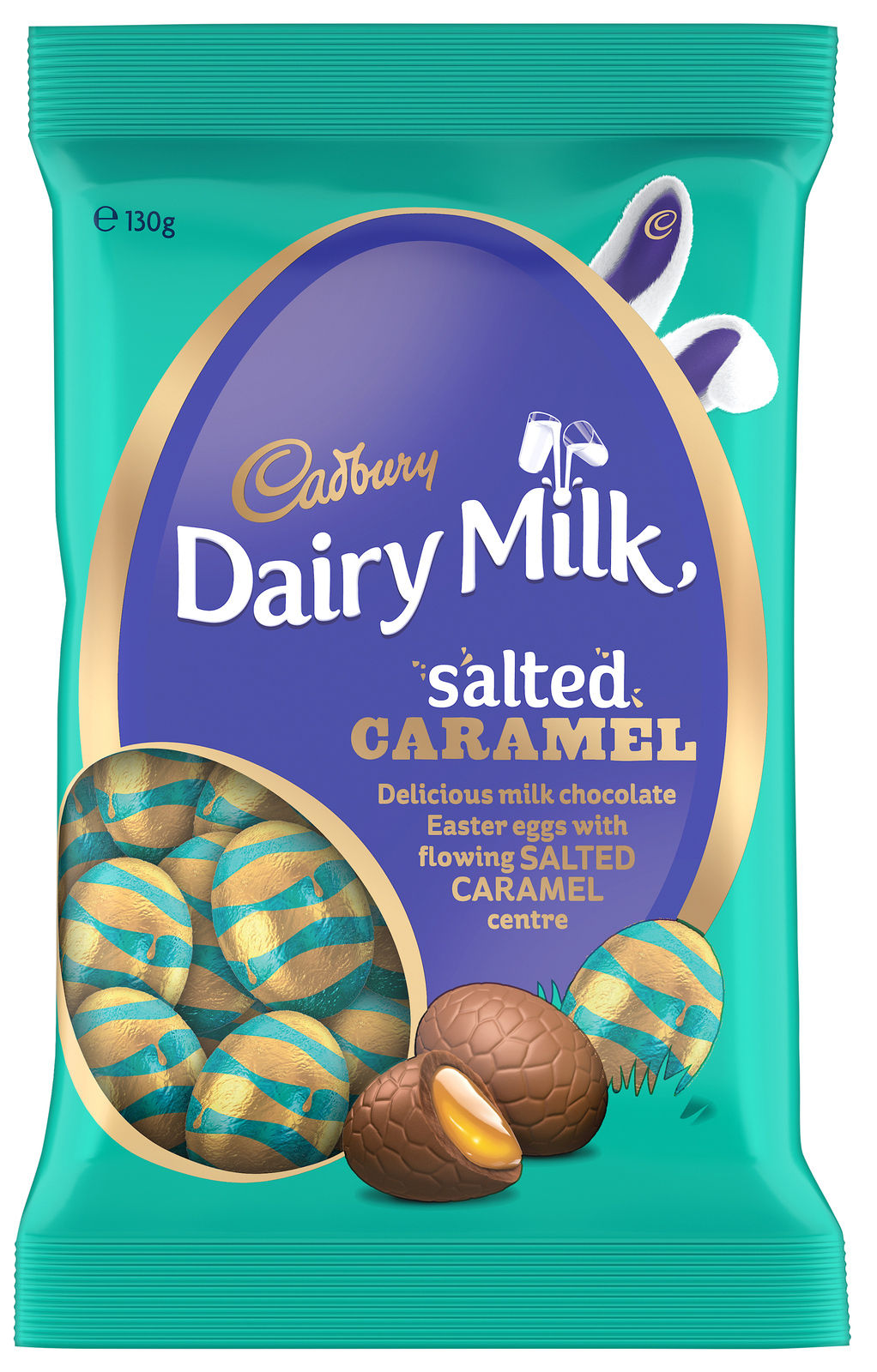 Cadbury Salted Caramel Eggs Bag (130g) at Mighty Ape NZ
